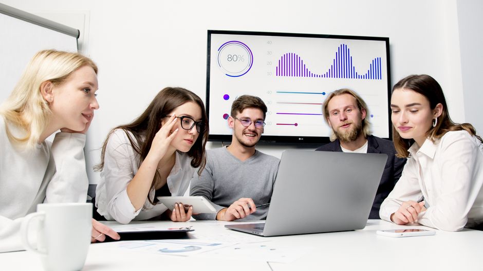 Porträt einer Person für Visualisierung und Reporting